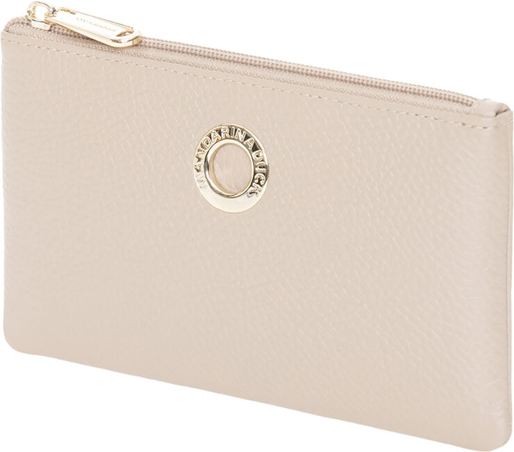 Mandarina Duck MELLOW LEATHER POUCH / WARM TAUPE Warm taupe