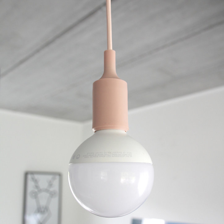 Suspension en silicone rose pale Chacon l.8,1 x H.112,8 cm