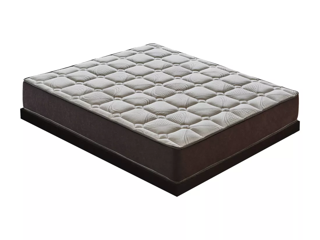 Matelas à ressorts ensachés et memory foam - memory foam 5 cm - résistant 70x190 cm