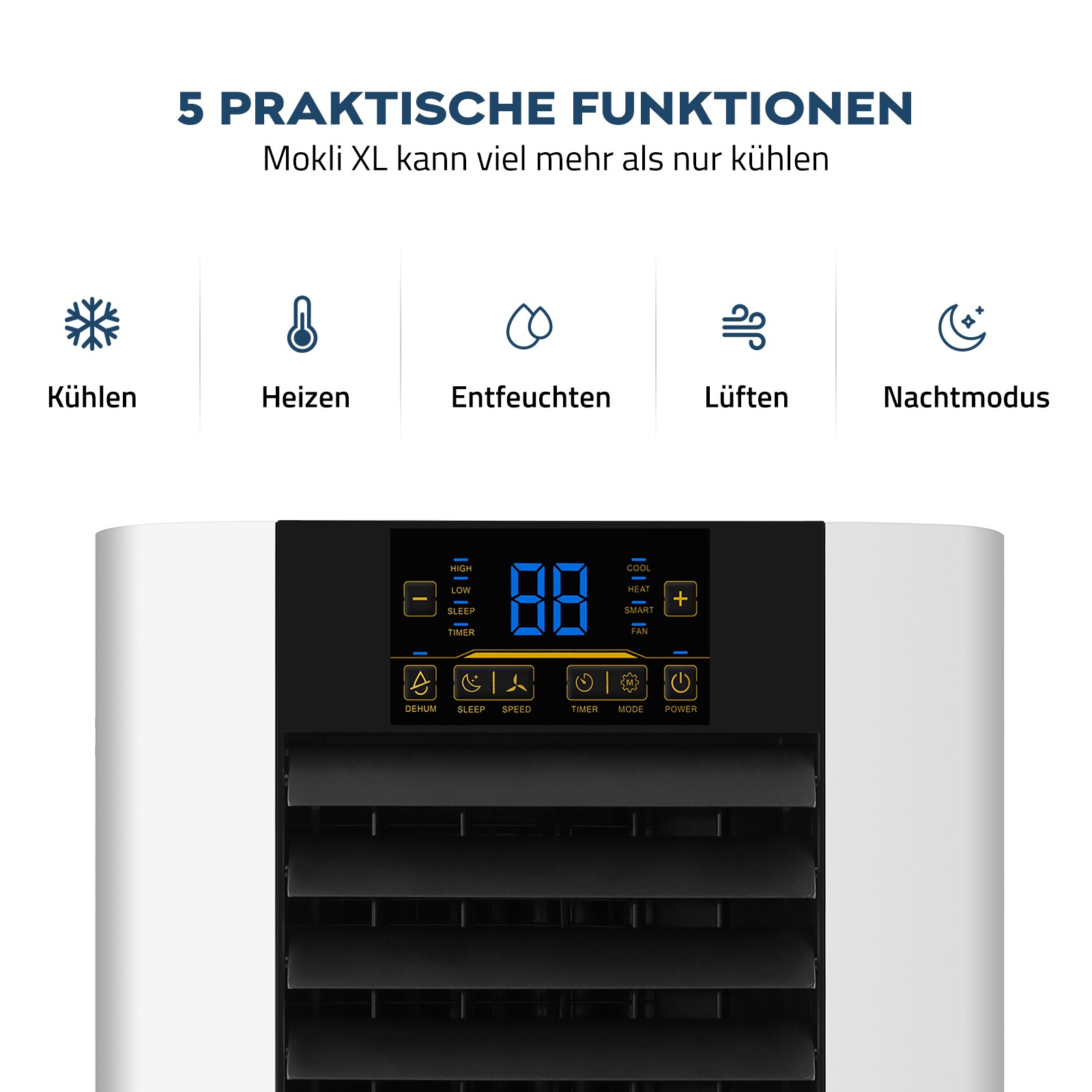 Home Deluxe Mokli Klimaanlage XL 9.000 BTU