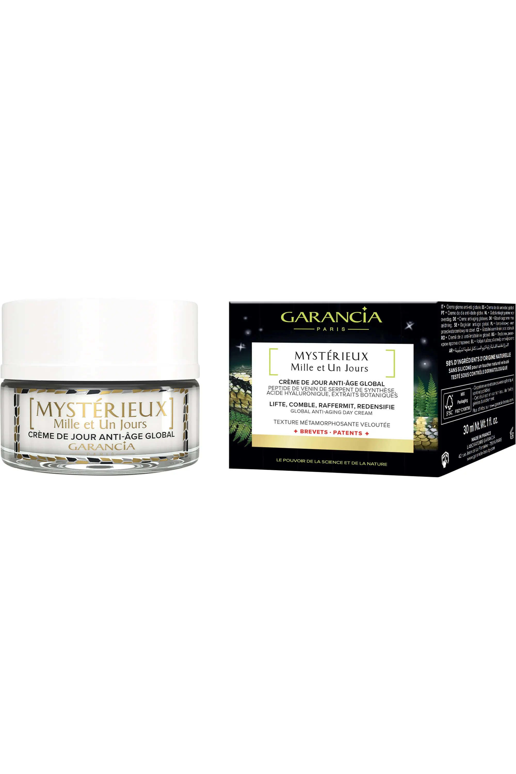 Garancia Crème de jour anti-âge peaux normales à sèches Mystérieux Mille et Un Jours-30 ml
