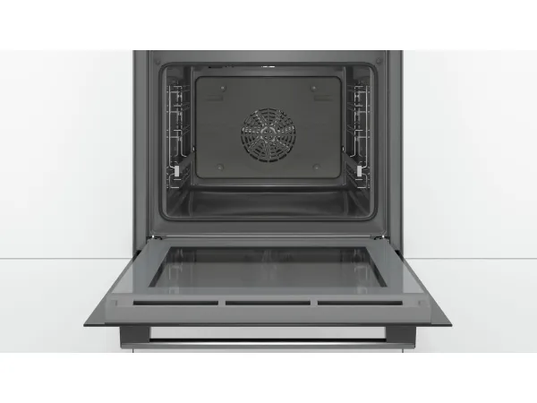 Bosch Serie | 4 HBA534EB0 - Ovn - til indbygning - niche - bredde: 56 cm - dybde: 55 cm - højde: 58.5 cm - med selv-rengøring - Klasse A - sort