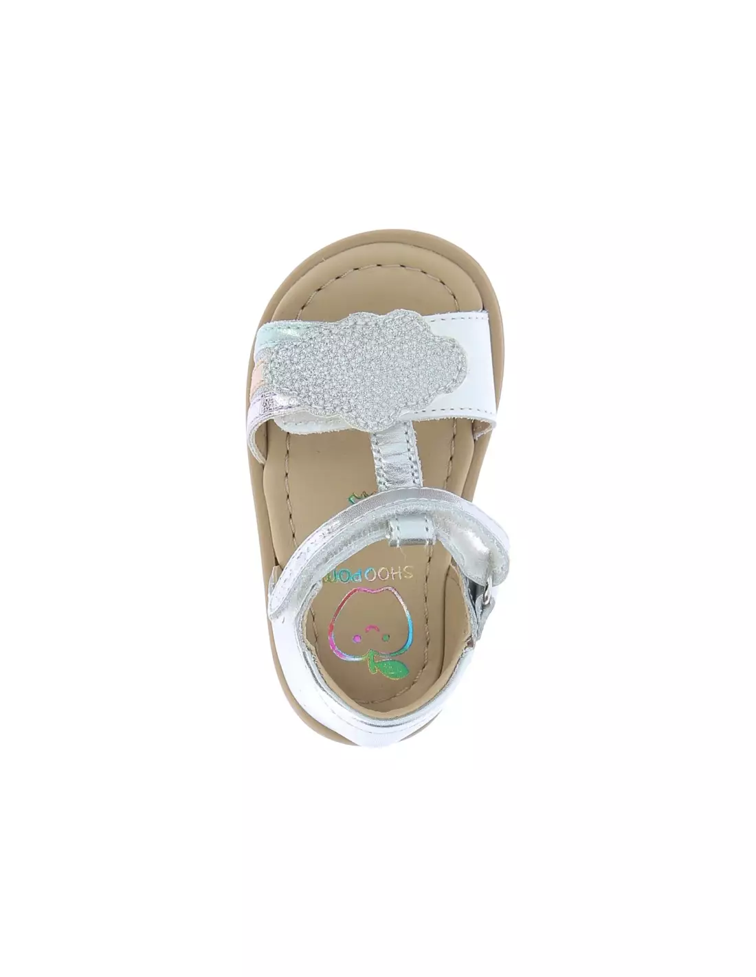 SHOO POM TITY MULTI LAMINATO - Sandales & nu-pieds SILVERSAGELILAS