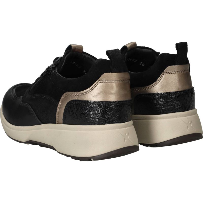 Xsensible Grenoble Stretchwalker HX Veterschoenen Zwart Dames