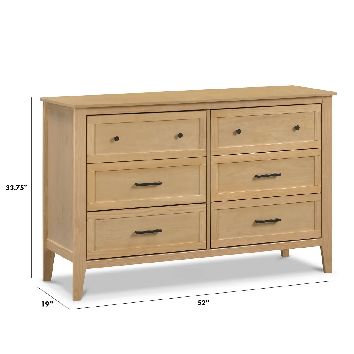 DaVinci Bureau 6 Tiroirs Sawyer Farmhouse - Miel