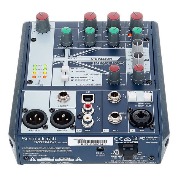 Soundcraft Notepad-5