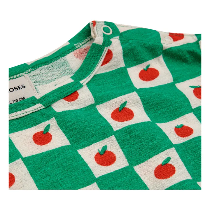 Bobo Choses Combishort Coton Bio Tomates | Vert