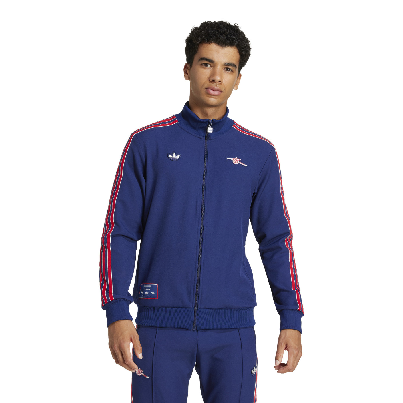 Adidas Arsenal Icon Trainingsjack 2024-2025 Blauw Rood Wit