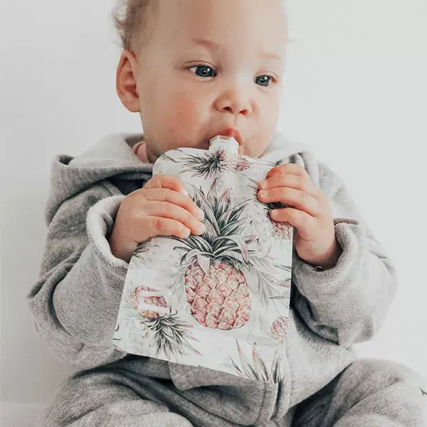Sachês reutilizáveis para frutas Twistshake, pacote com 3 unidades de 220ml