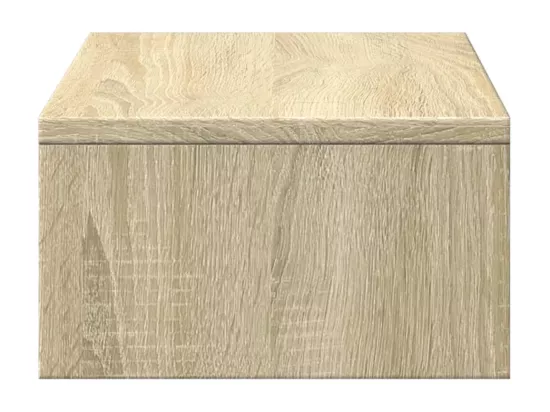 Support de moniteur avec tiroirs chêne sonoma bois d'ingénierie