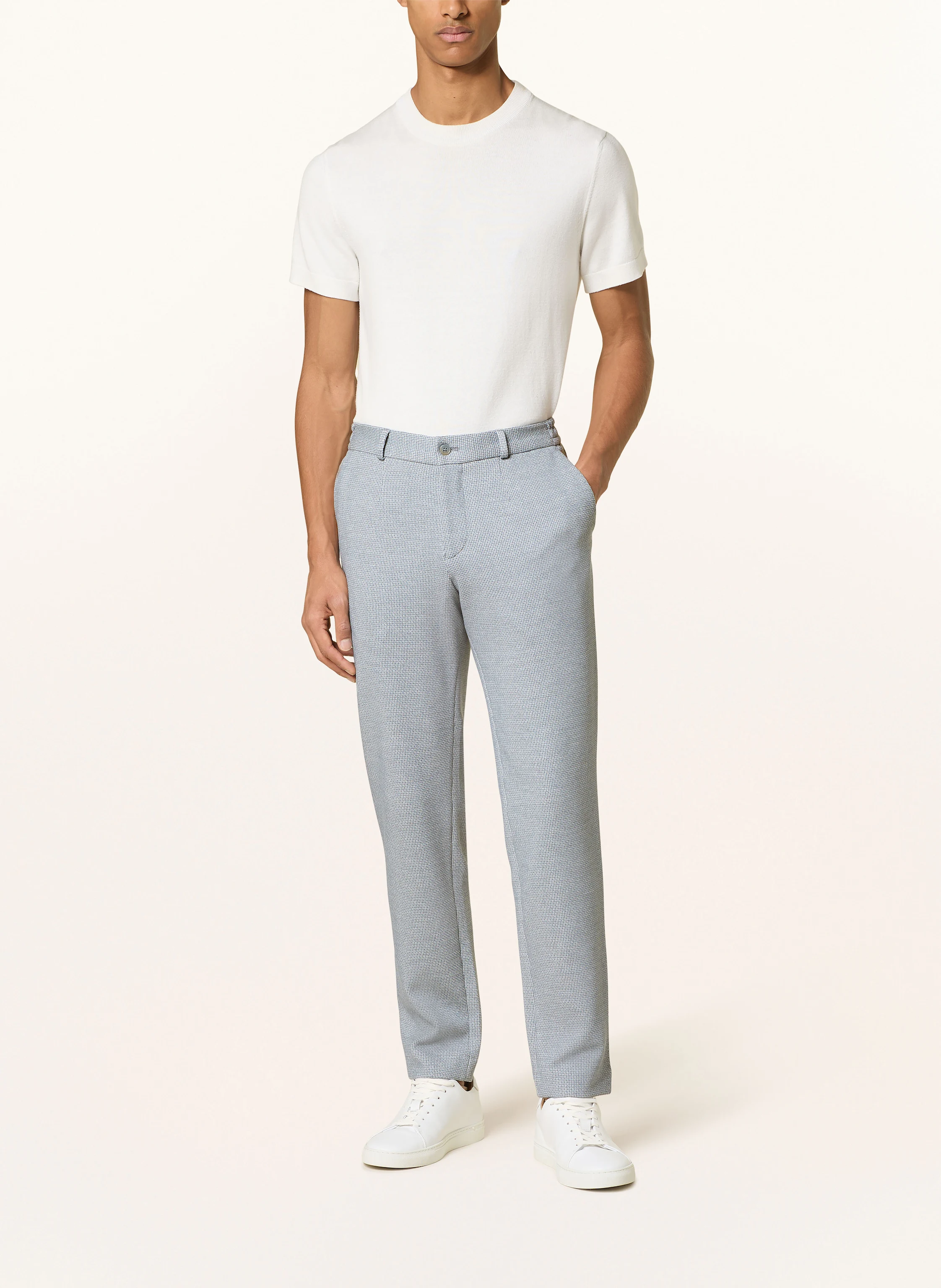PAUL Anzughose Slim Fit aus Jersey