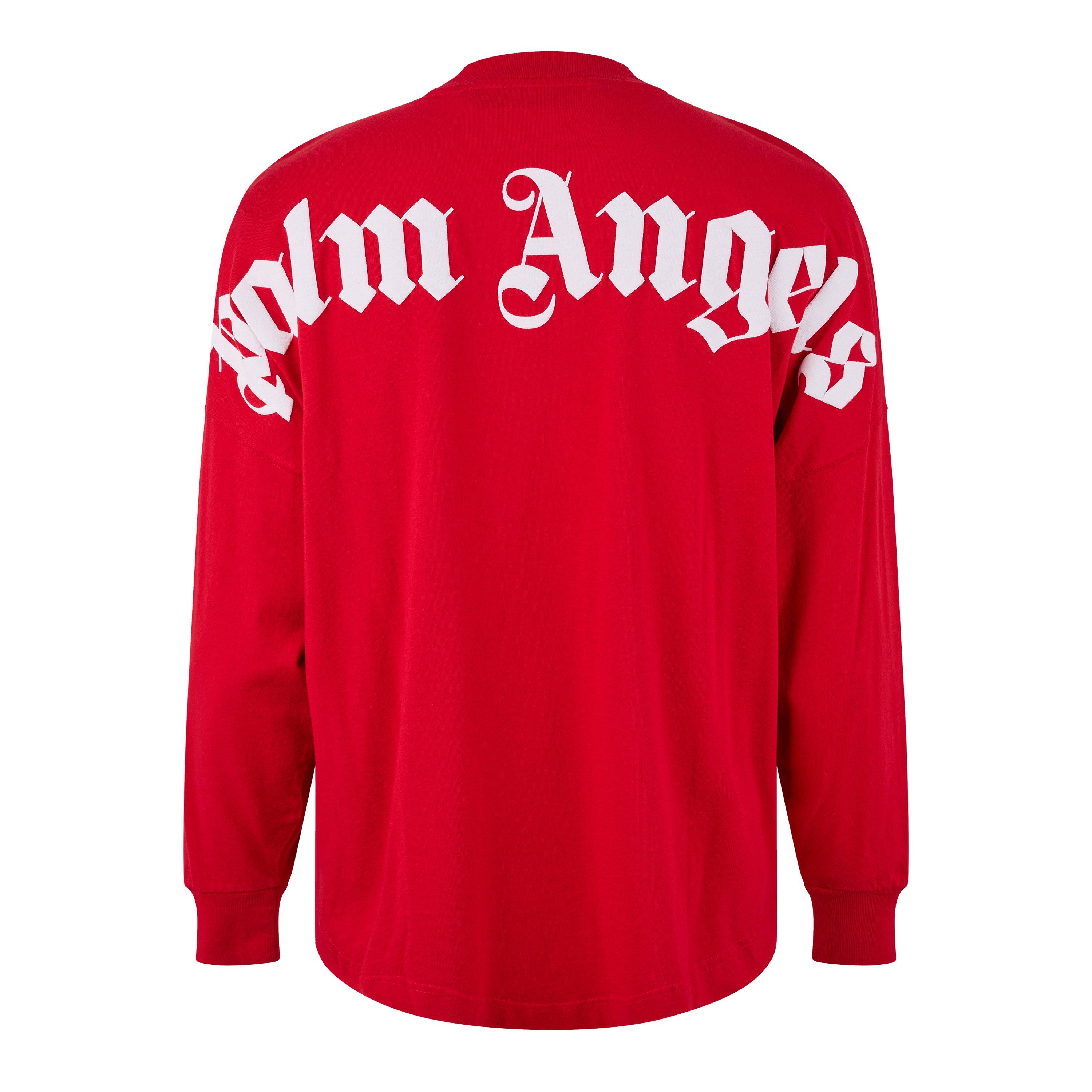 Palm Angels Logo Print Cotton T-Shirt