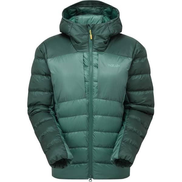 Doudoune randonnée RAB CIRRUS ULTRA HOODY W GREEN SLATE/EUCALYPTUS