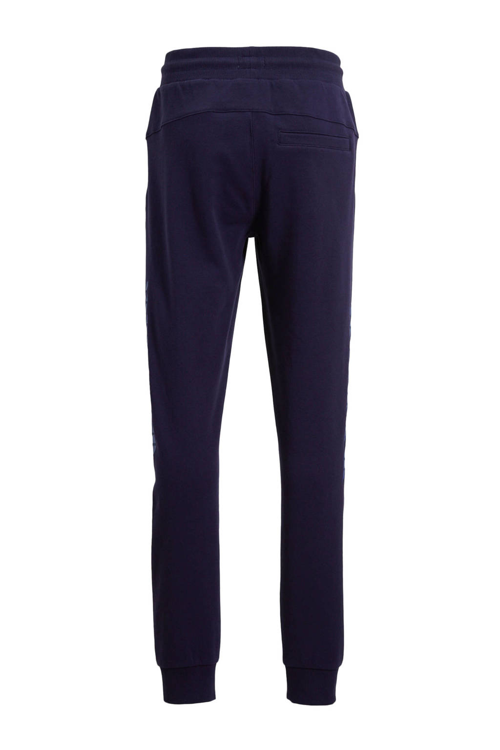 Me & My Monkey joggingbroek Rachid met printopdruk donkerblauw