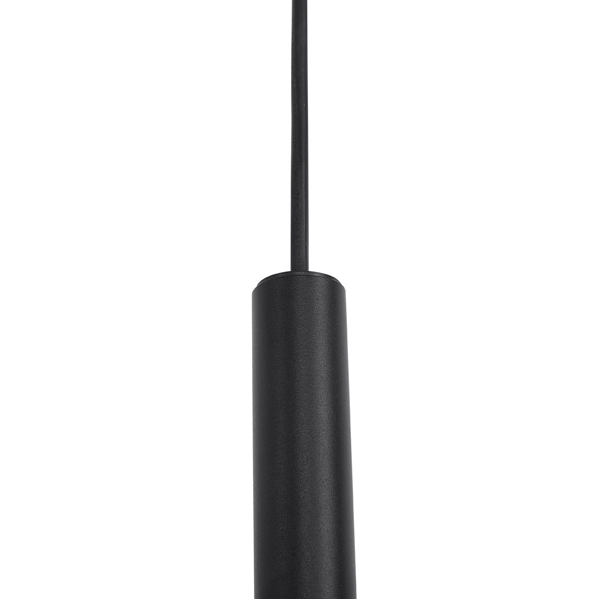 Modern railsysteem met 6 hanglampen zwart 1-fase - Slimline Keno
