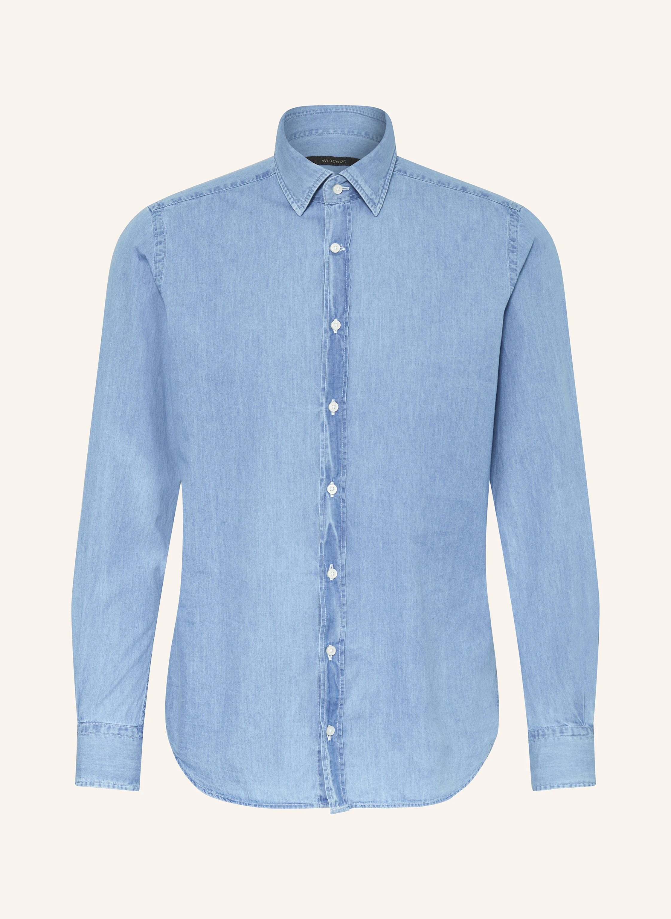 windsor. Hemd LAPO Slim Fit in Jeansoptik