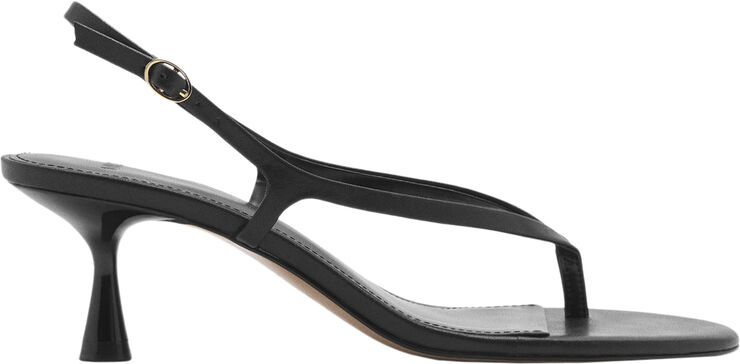 MANGO SANDALS. -- URI Black