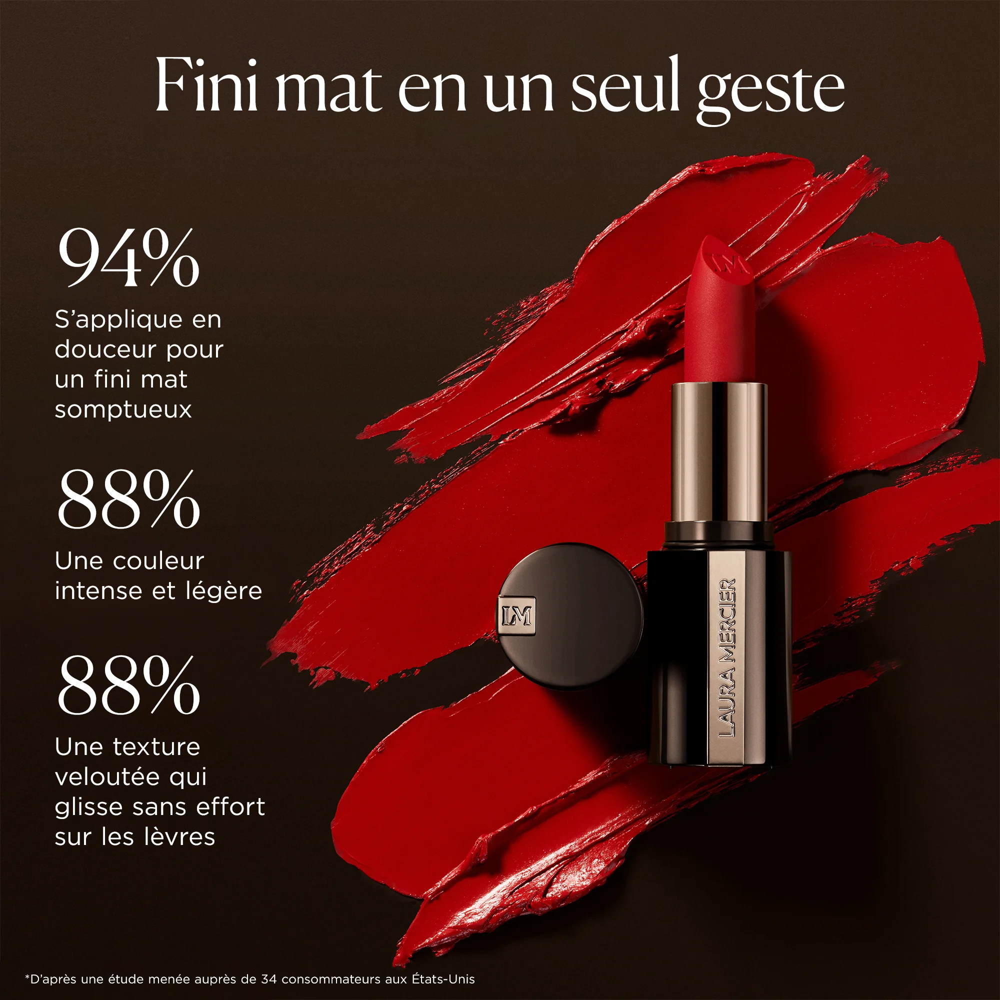 CAVIAR SMOOTHING MATTE LIPSTICK |- 500 Flame Challis