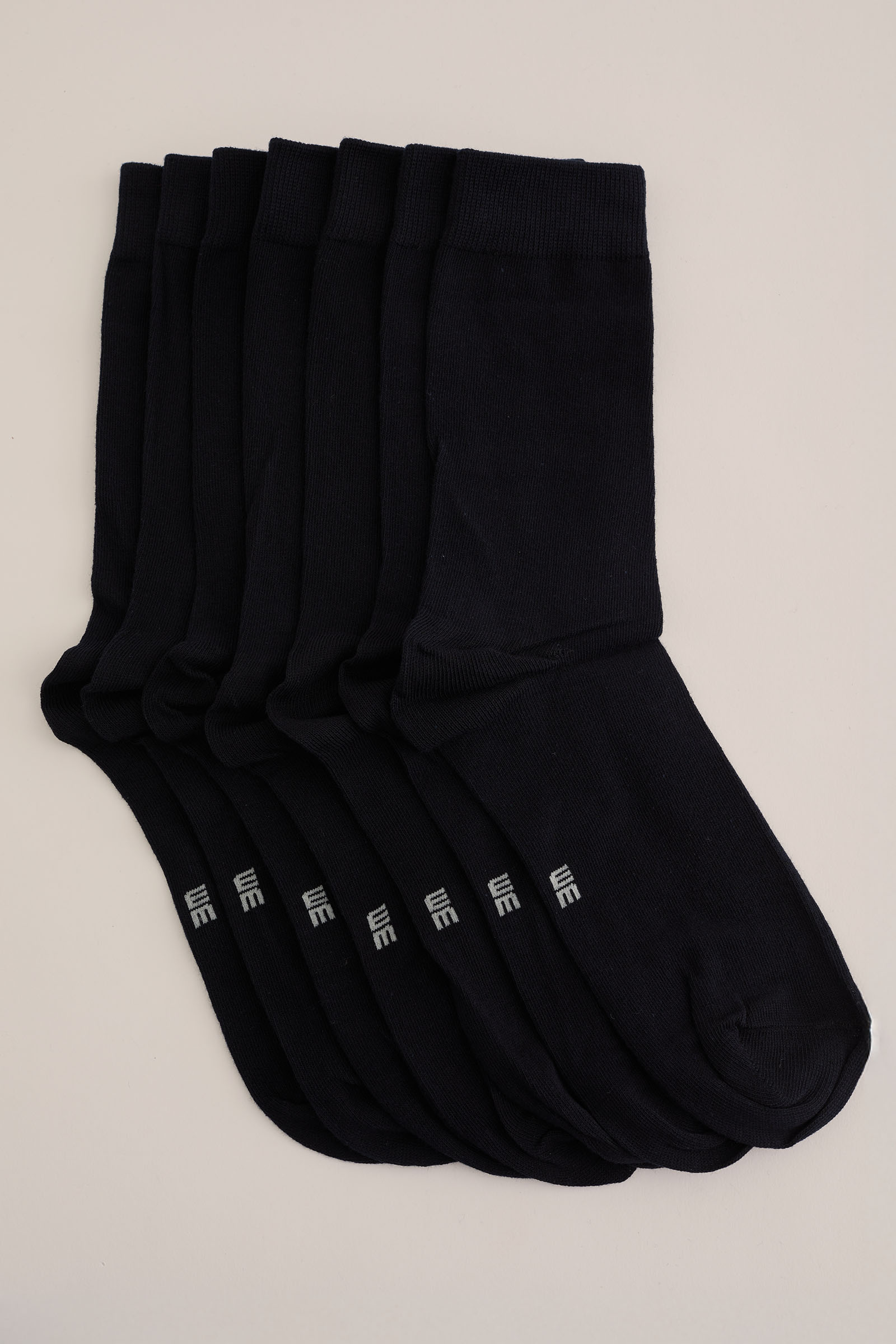 sokken, 7-pack WE Fashion Donkerblauw