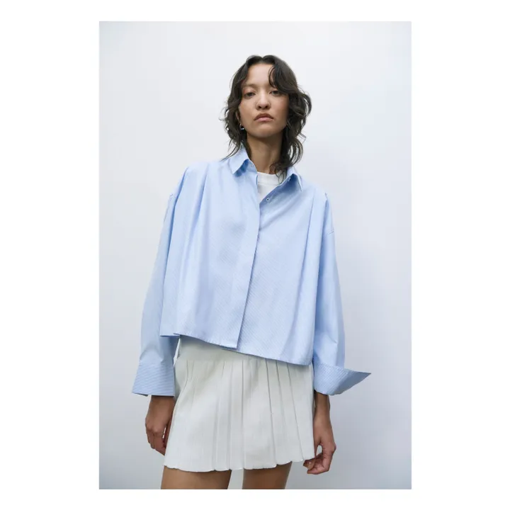 Cordera Jupe Plissée Coton Bio | Blanc