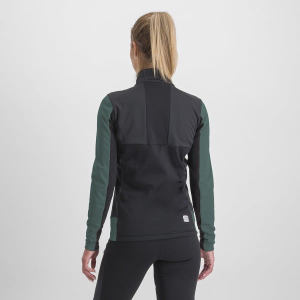 Veste ski de fond SPORTFUL SQUADRA W JKT SHRUB GREEN/GALAXY BLUE