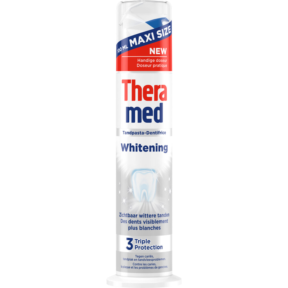 Theramed Tandpasta dispenser White100 ml