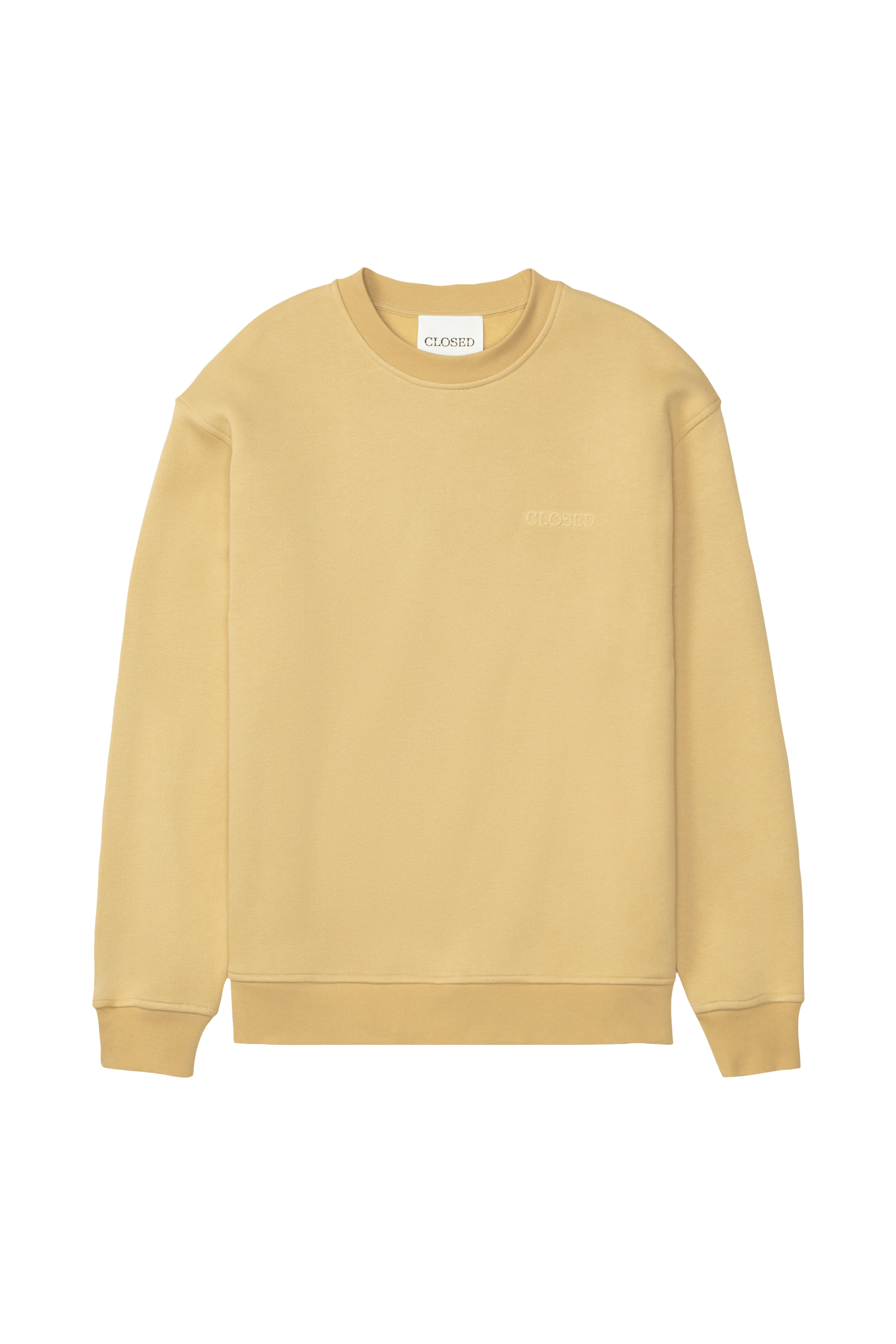 Sweat ample brodé en coton | Marron