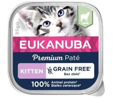 Eukanuba Euk Cat Kitten Lamb Pate 12x85g