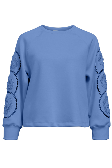 Object blauwe dames sweater