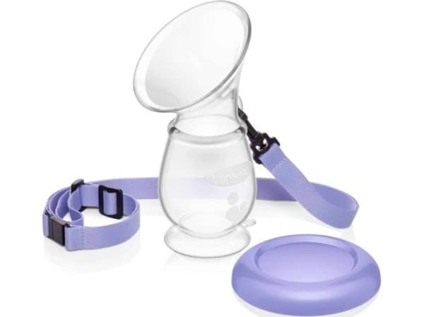 LANSINOH Silicone Breast Pump (Breastmilk Collector), 50810