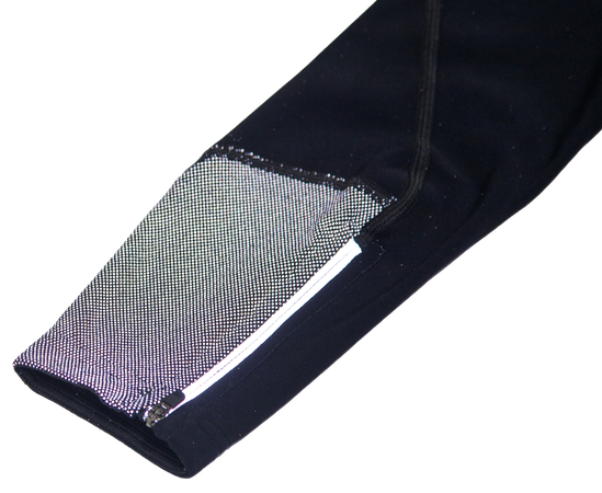REFLEXI reflektierende Beinlinge  schwarz  ML