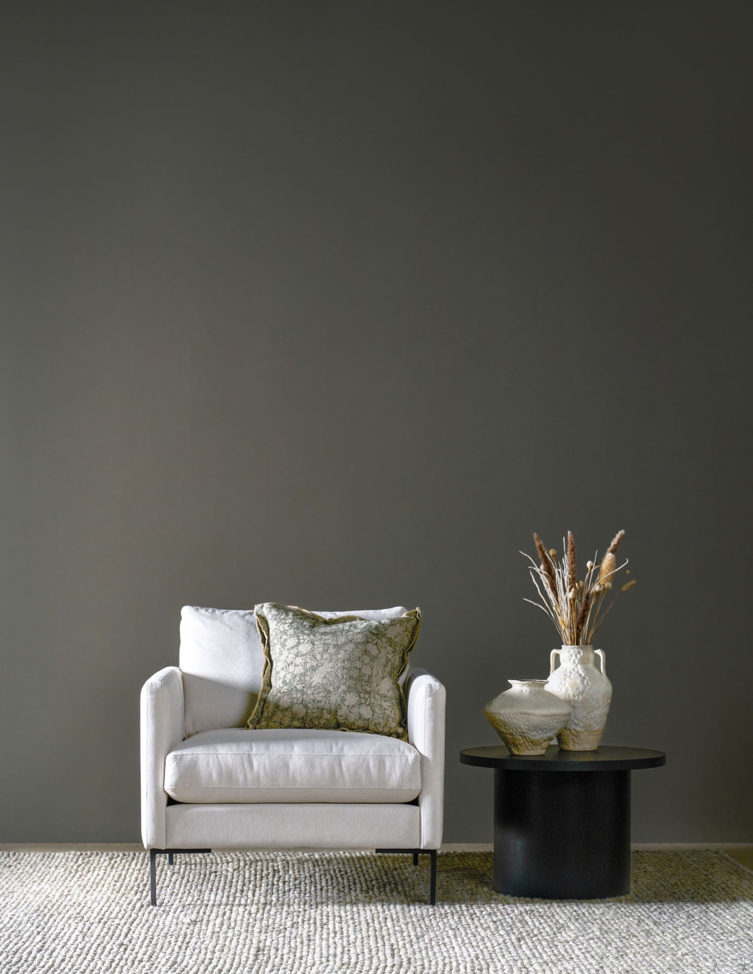 Setetrekkpakke loungestol hvit - 40x40x60 cm