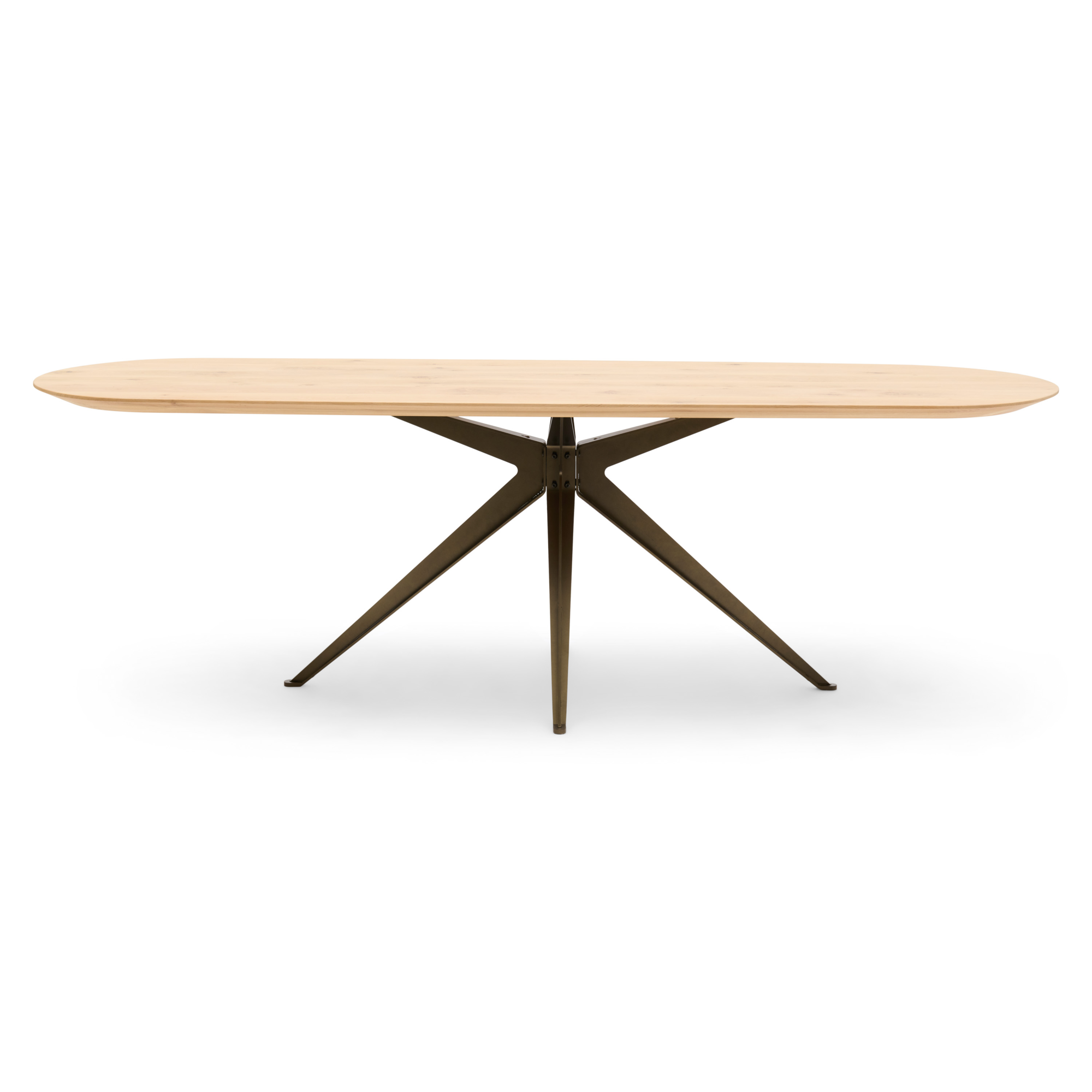 Eettafel Trento groove naturel 260x110 cm