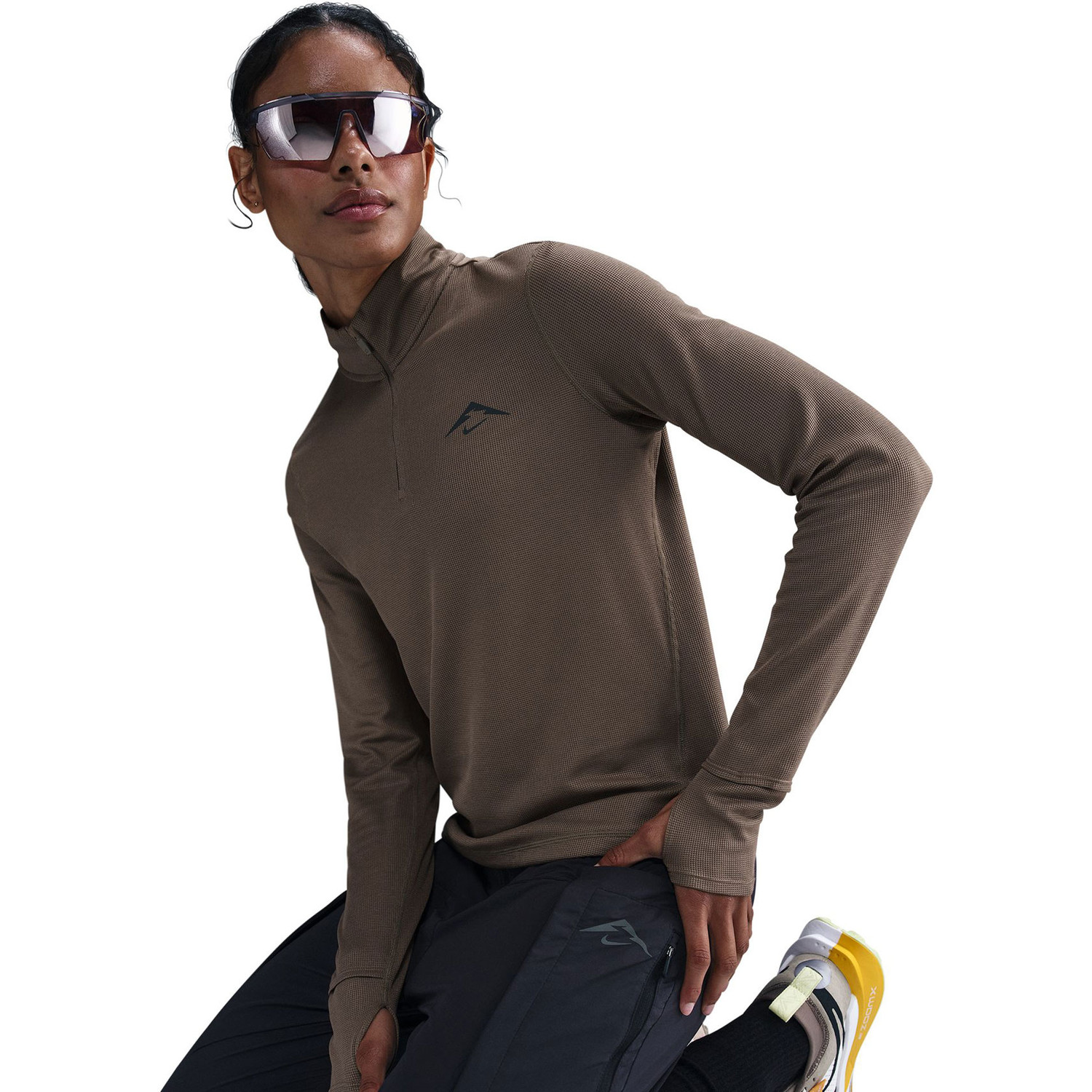 Nike Dri-FIT Trail Longsleeve Half-Zip Dames