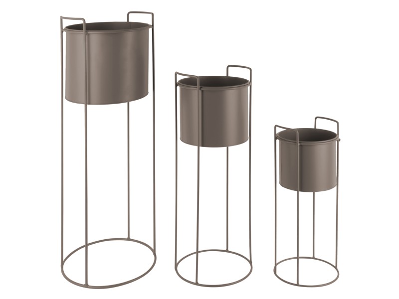 Plant Pot Set Essence PT3698BK Black