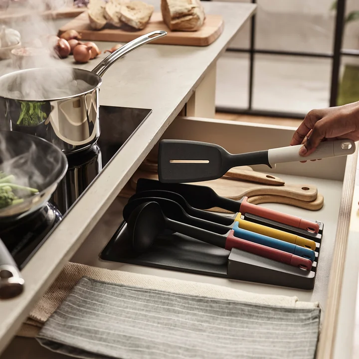 Joseph Joseph - Elevate Your Cooking Utensilien- und Messerset, mehrfarbig (10-teilig)