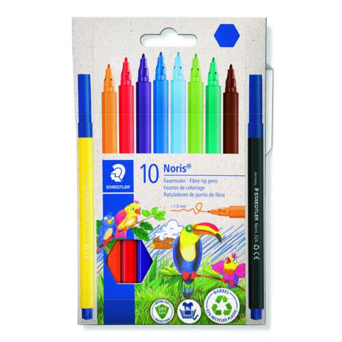 STAEDTLER Noris 326 Fasermaler – 10er Kartonetui