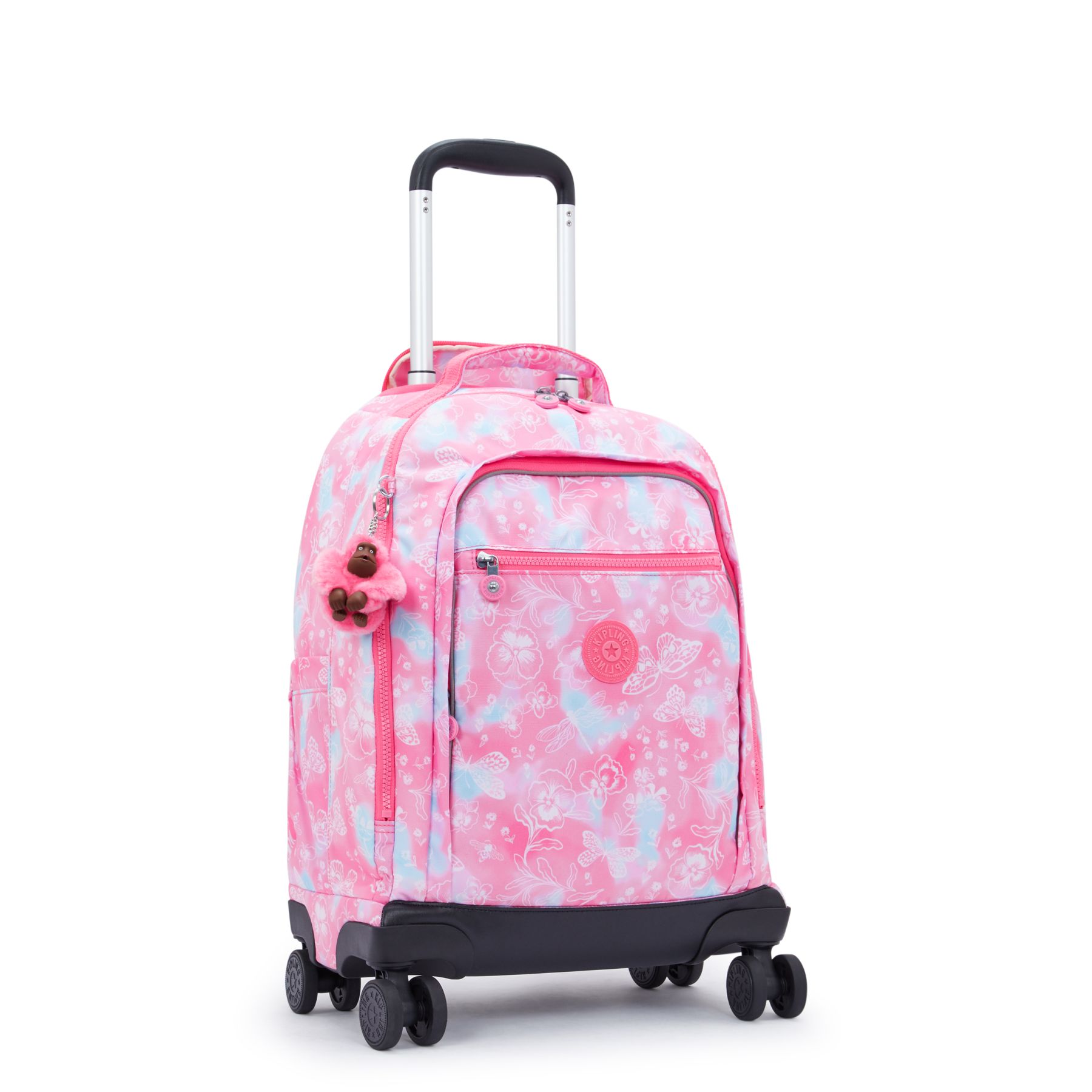 NEW ZEA Grand sac à dos à roulettes pour enfants avec protection pour ordinateur - Garden Clouds