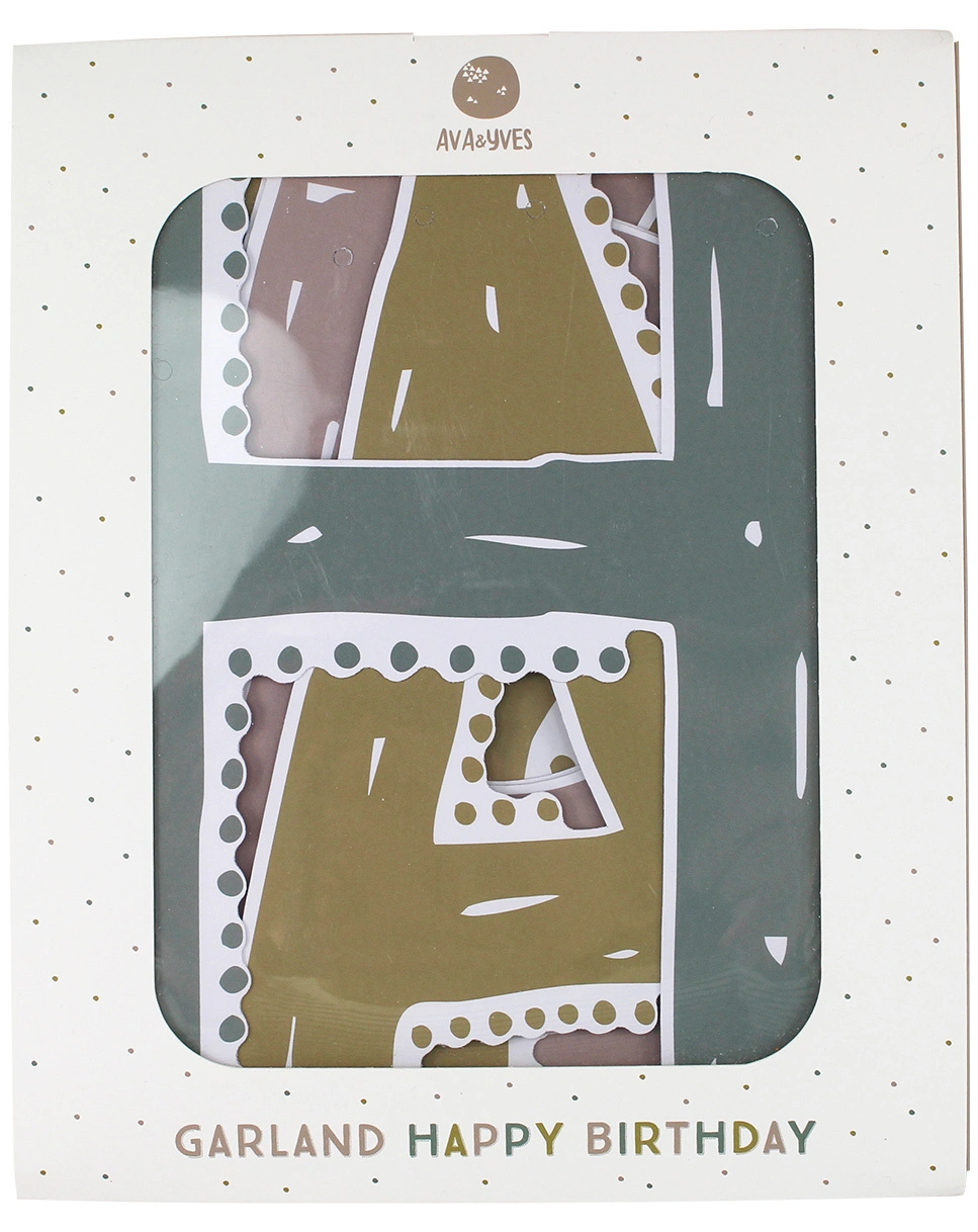 Girlande HAPPY BIRTHDAY (3m) in pastell