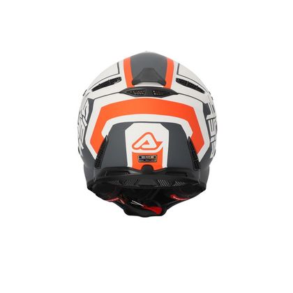 Casque cross Acerbis PROFILE 5 2023 - Blanc / Orange
