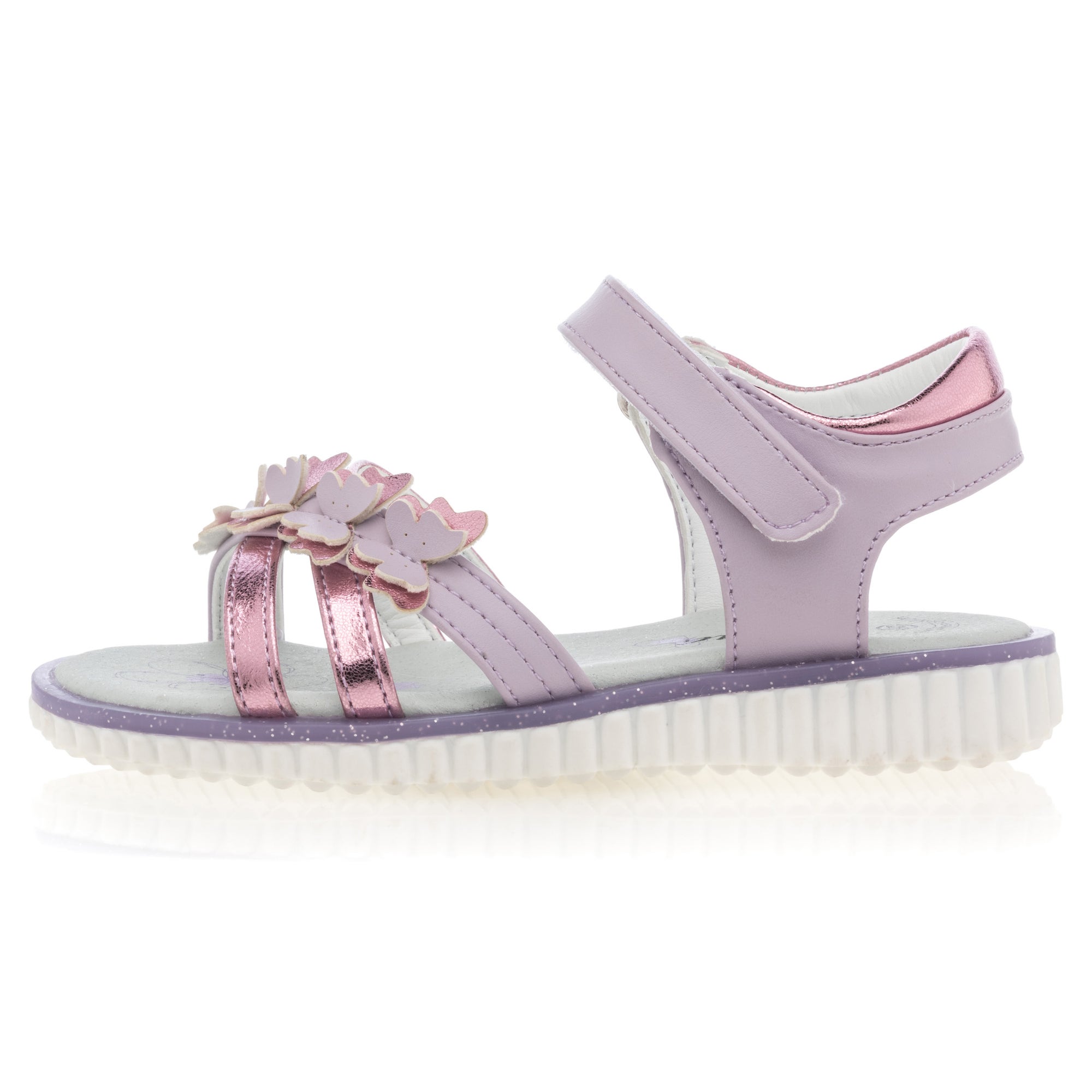 Nu-pieds Fille violet