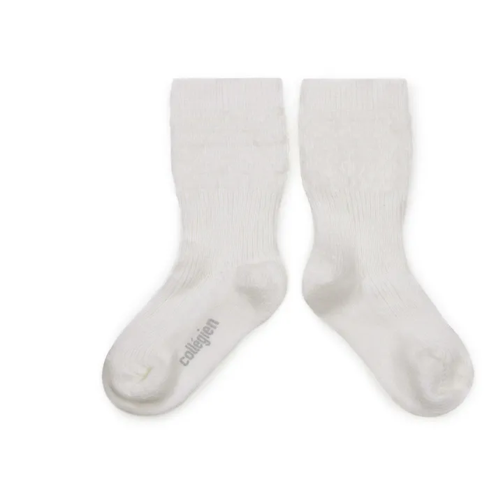 Collégien Chaussettes Celeste | Blanc