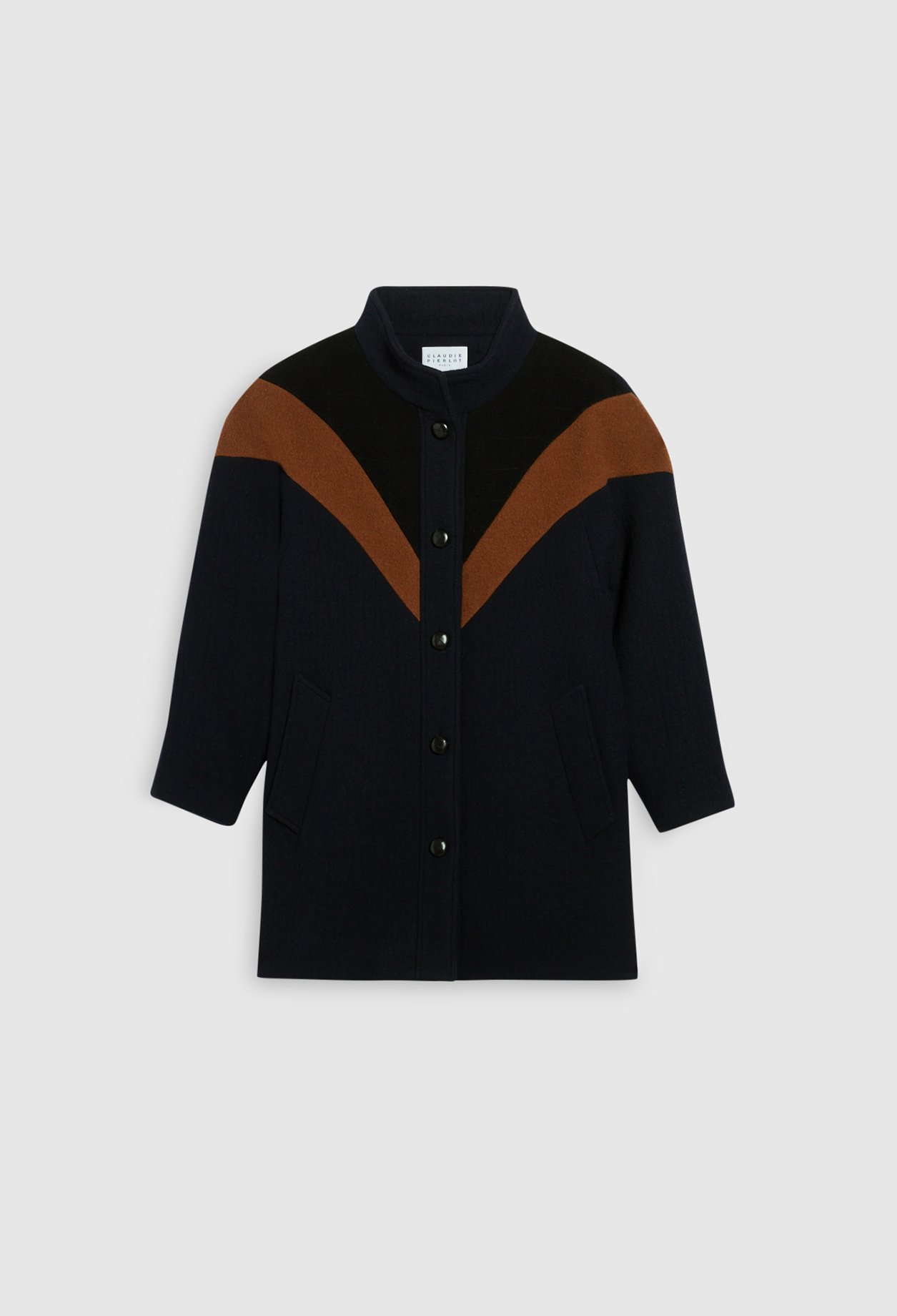 Manteau mi-long en laine