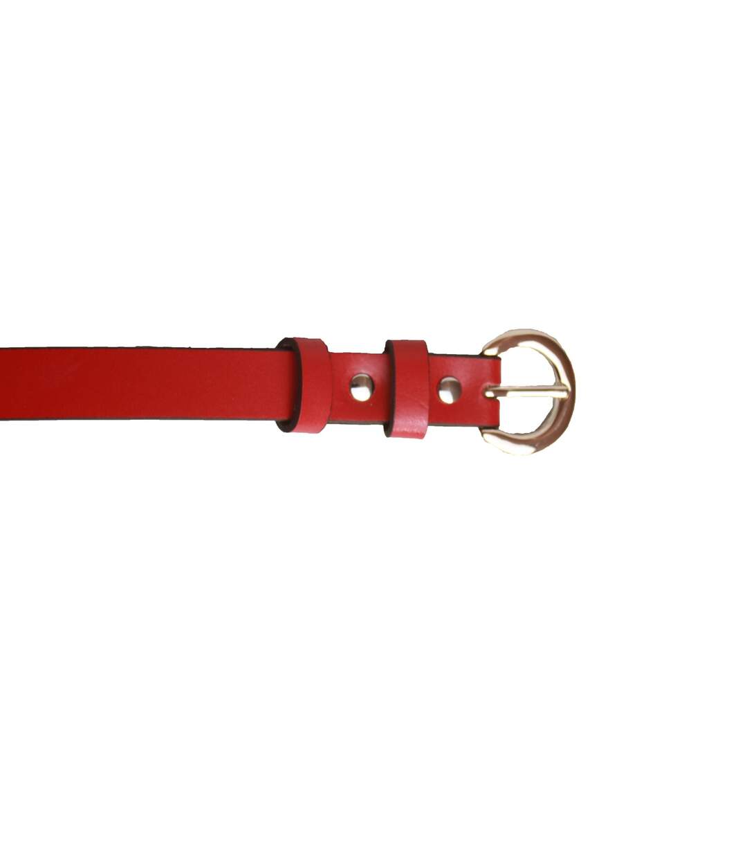 Eastern Counties Leather - Ceinture En Cuir Mince - Femme (Rouge) - UTEL244