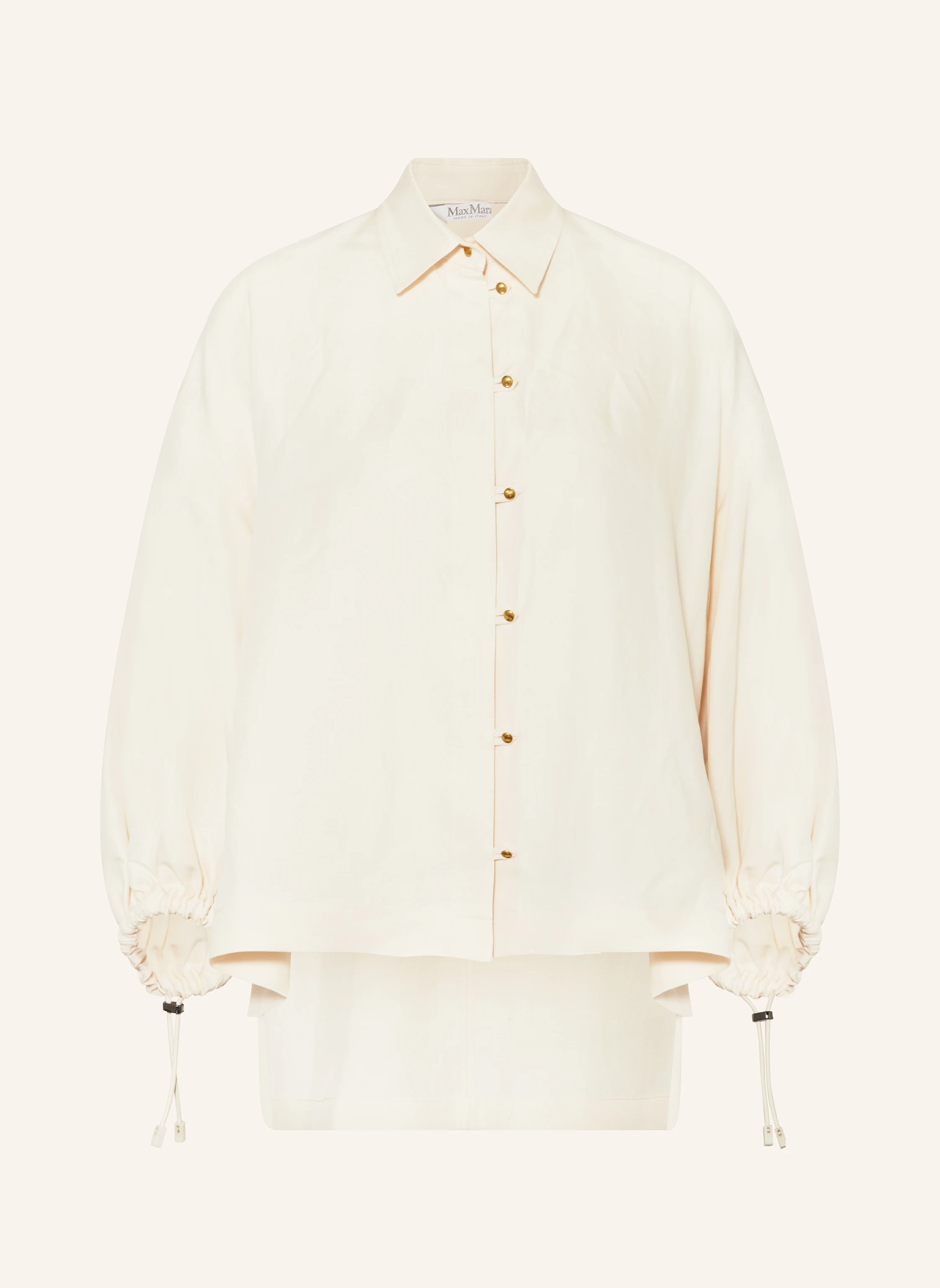 Max Mara Hemdbluse RODEO mit Leinen und Seide