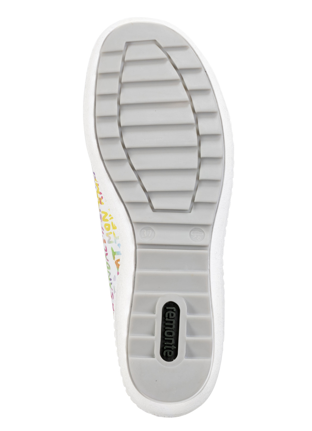 Remonte Sneaker aus beschichtetem, frech bedrucktem Leder