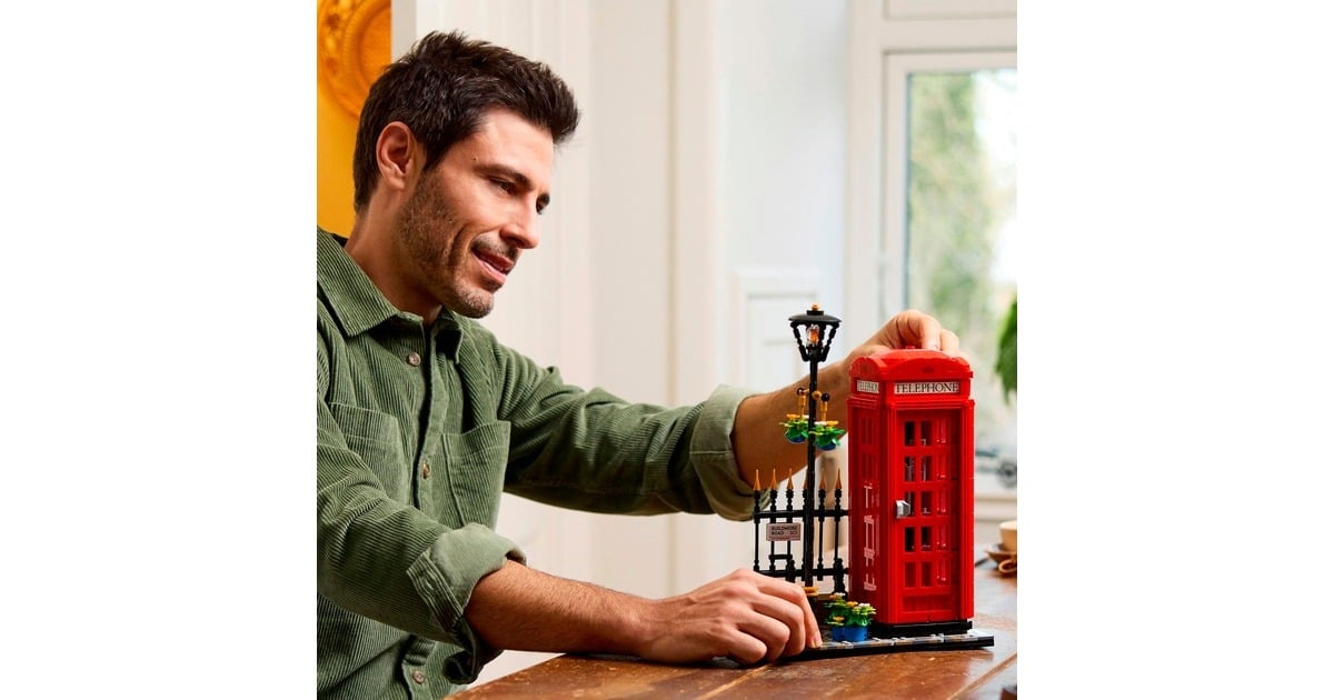 LEGOIdeas - Rode Londense telefooncel Constructiespeelgoed  (21347)
