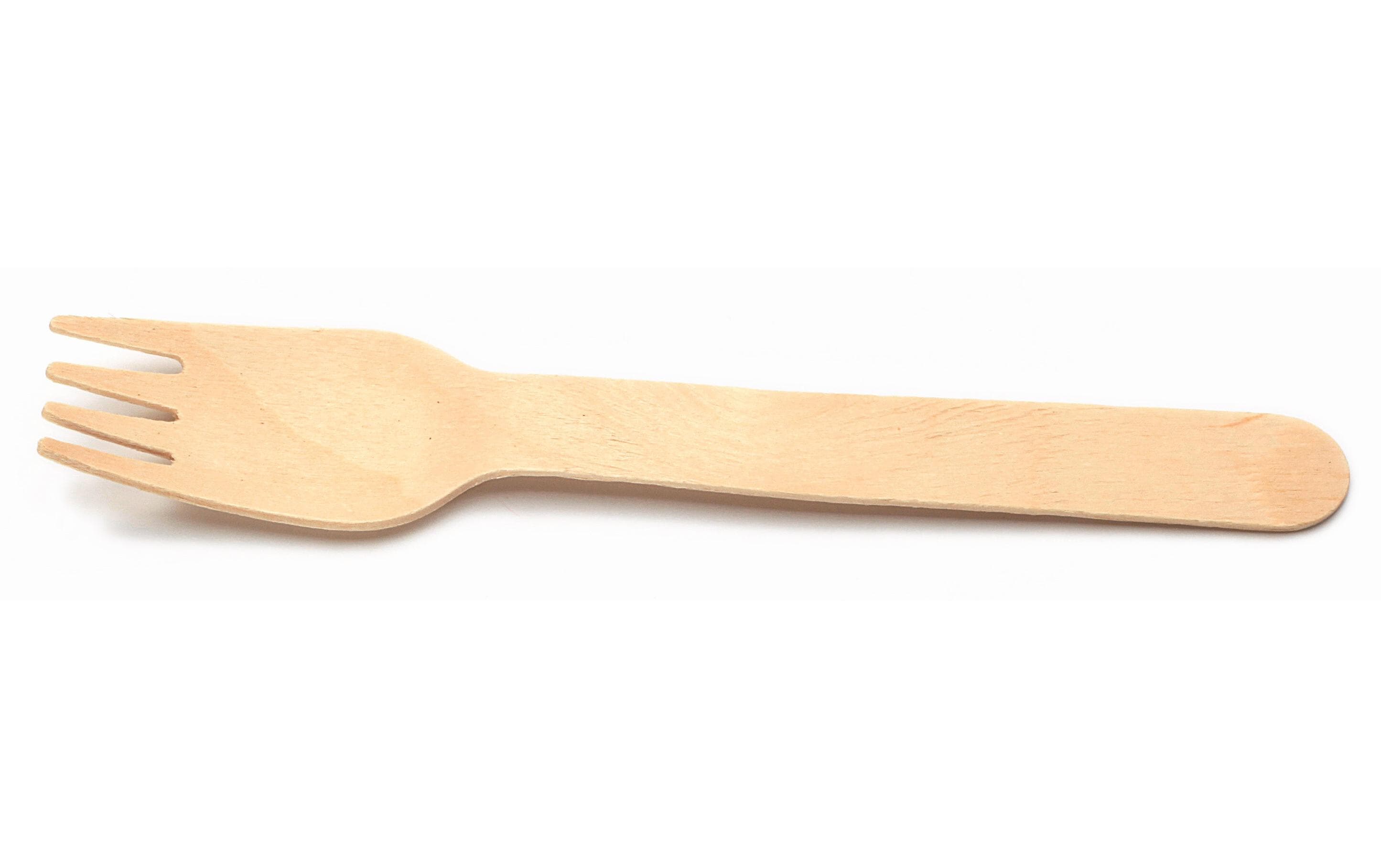 Einweg-Gabel 100 Stück, BraunEinweggabel