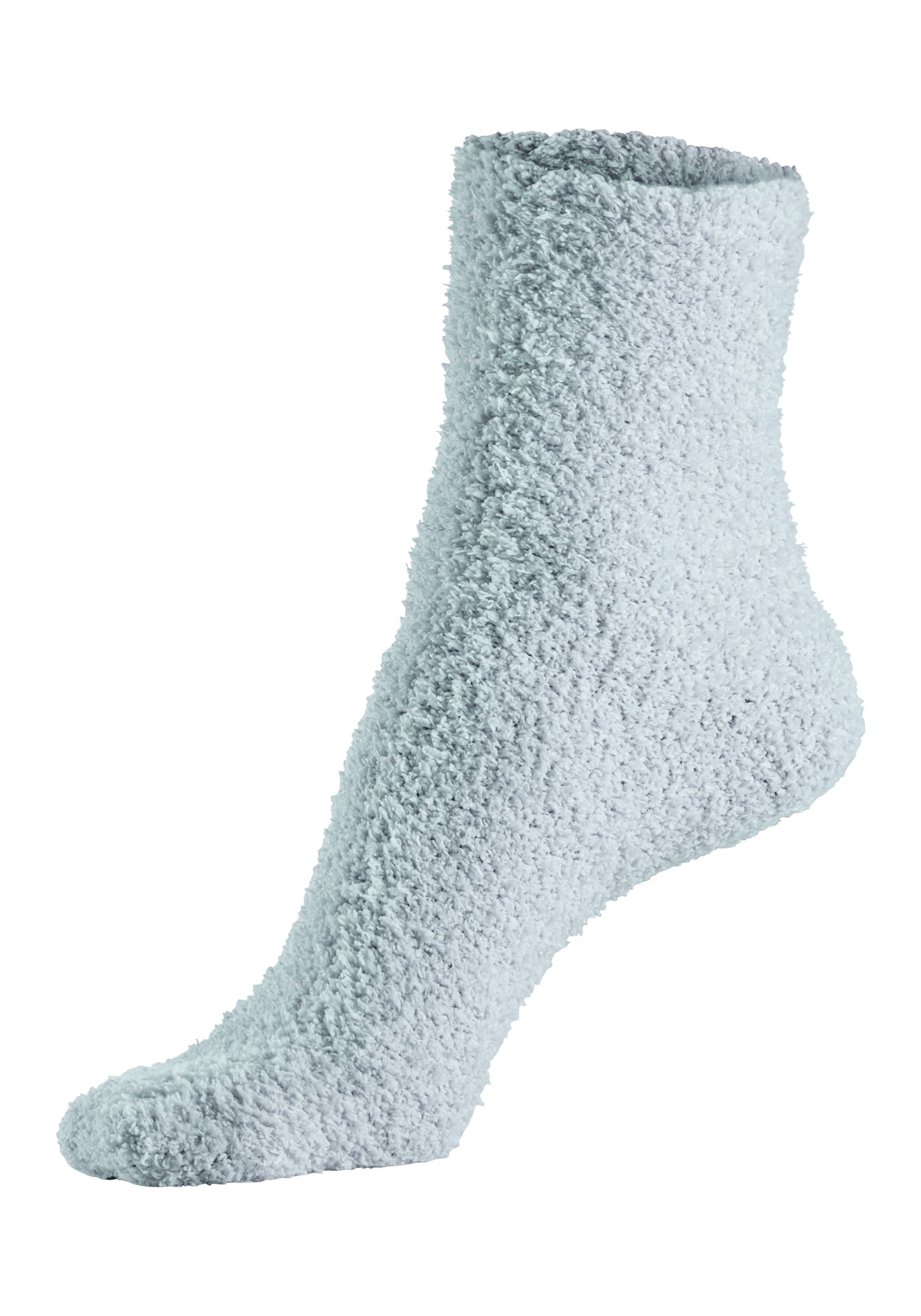 LASCANA Kuschelsocken Packung, 4 Stk. tlg. weich und warm, aus Flausch-Qualität