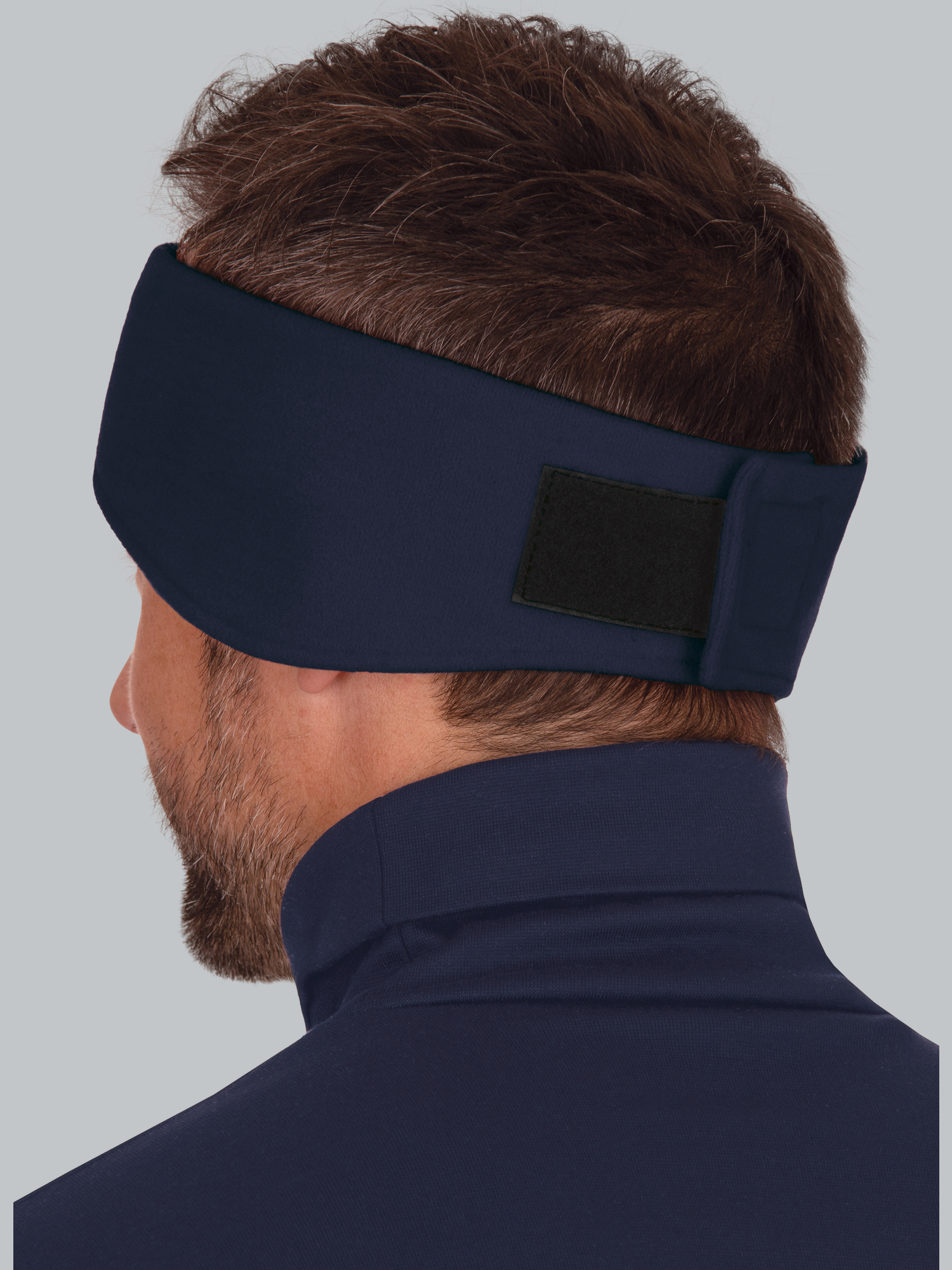 Fleecestirnband Navy